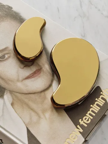 Tears of joy decorative object 2 pieces - Gold - Kosta Boda