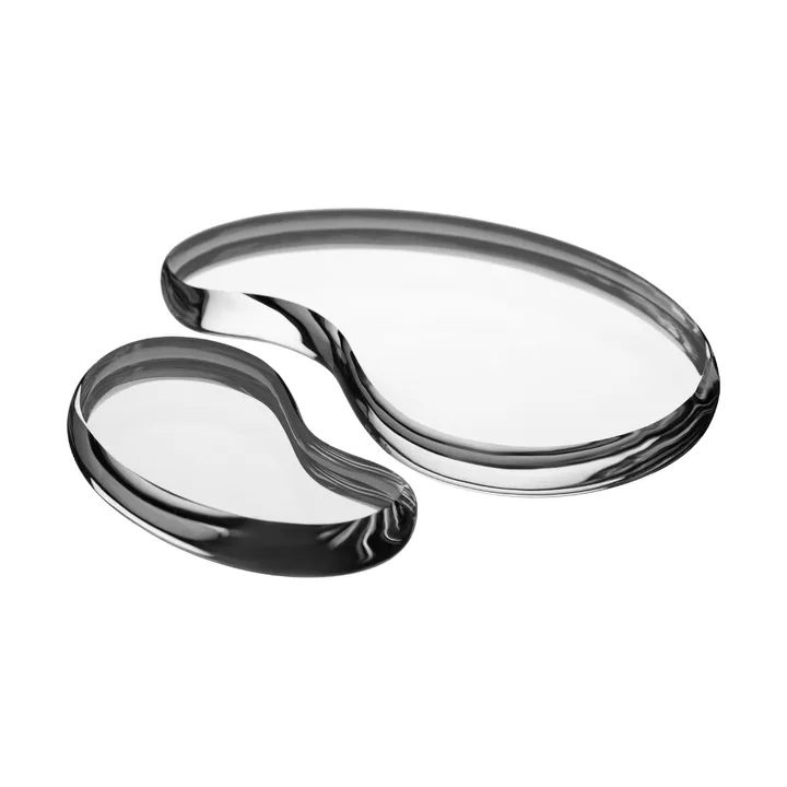 Tears of joy decorative object 2 pieces - Silver - Kosta Boda