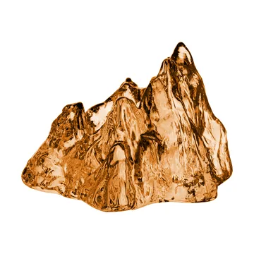 The Rock votive 91 mm - Amber - Kosta Boda