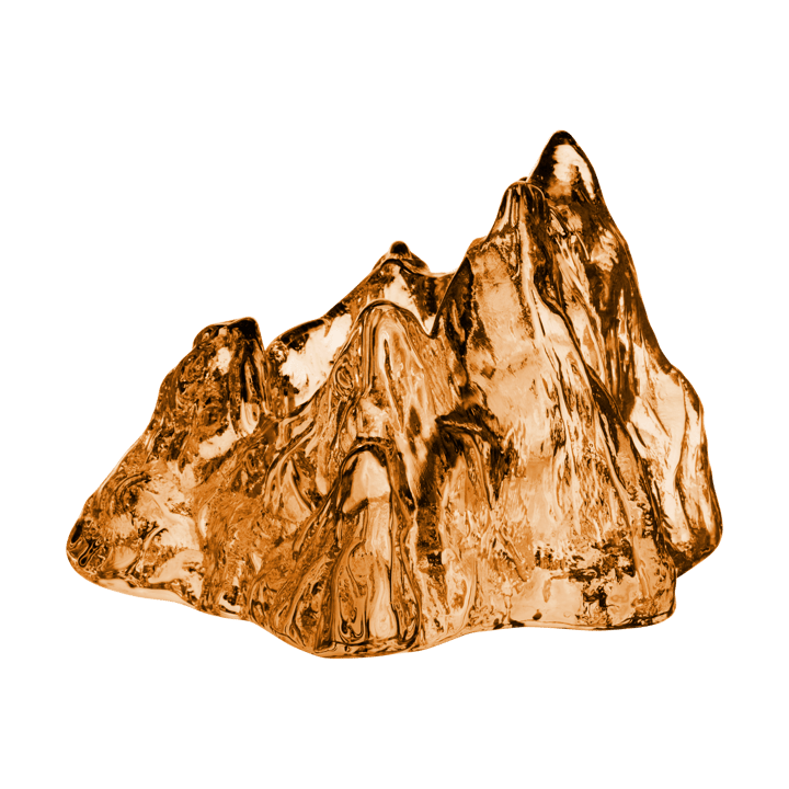 The Rock votive 91 mm - Amber - Kosta Boda