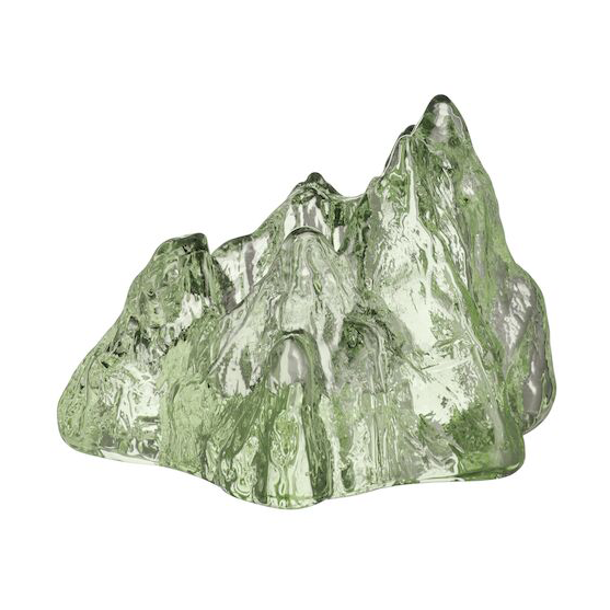 Kosta Boda The Rock votive 91 mm Iron oxide | Scandinavian Design | Tea light holders, lanterns & candle dishes | Green