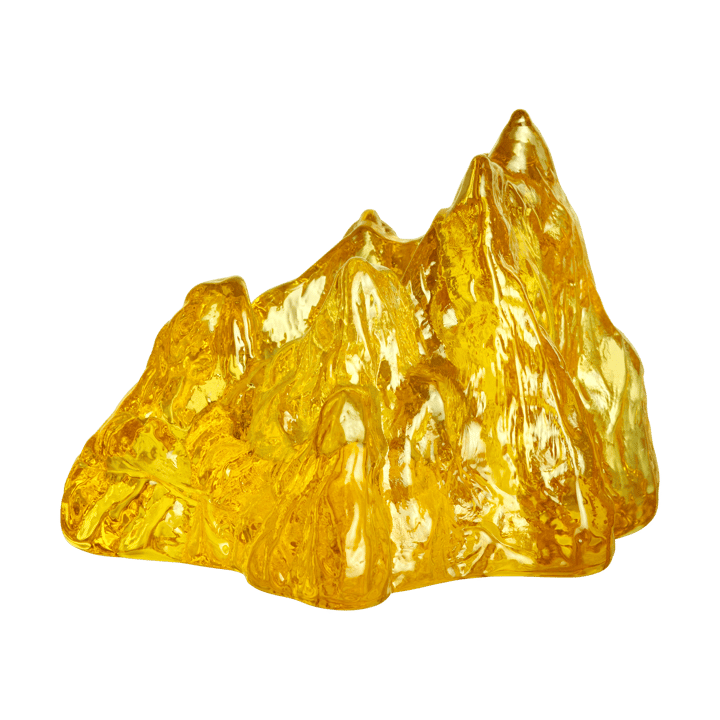The Rock votive 91 mm - Yellow - Kosta Boda