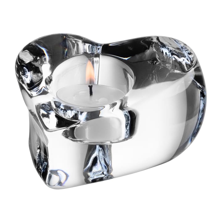 Valentino candle holder - clear - Kosta Boda