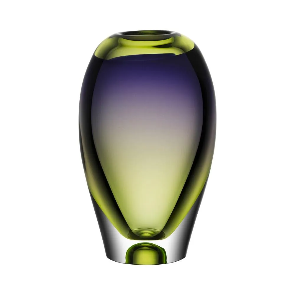 紫と黄色のガラス花瓶　Kosta Boda Vision vase 255 mm from Kosta Boda - NordicNest.com