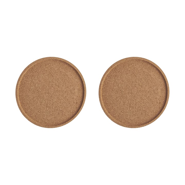 Viva cork coaster Ø16.8 cm 2-pack - Brown - Kosta Boda