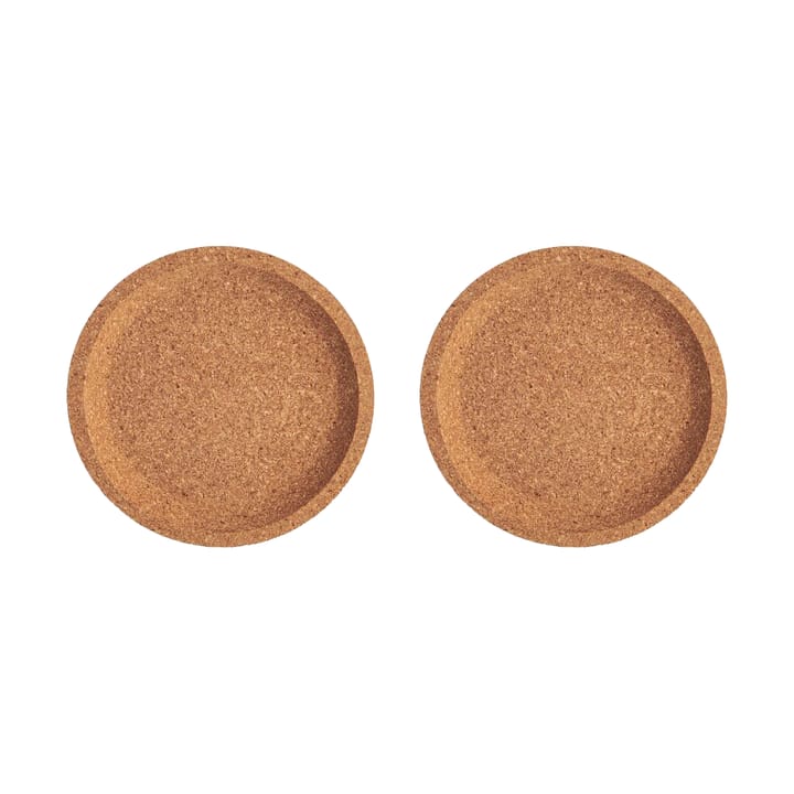 Viva cork coasters Ø10.9 cm 2-pack - Brown - Kosta Boda