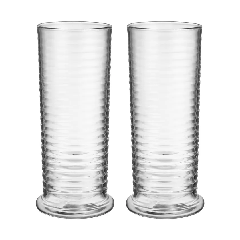Kosta Boda Viva highball glass 31 cl 2-pack Clear | Scandinavian Design | Long drink & highball glasses | Transparent