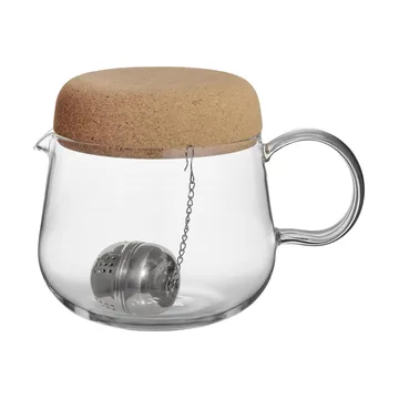 Viva teapot with cork lid 1.2 L - Clear - Kosta Boda