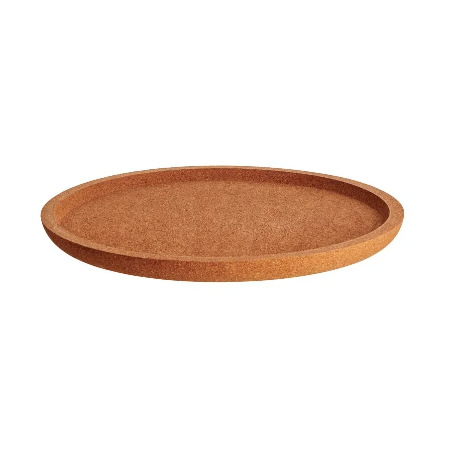 Kosta Boda Viva tray o30.5 cm Cork | Scandinavian Design | Trays | Brown