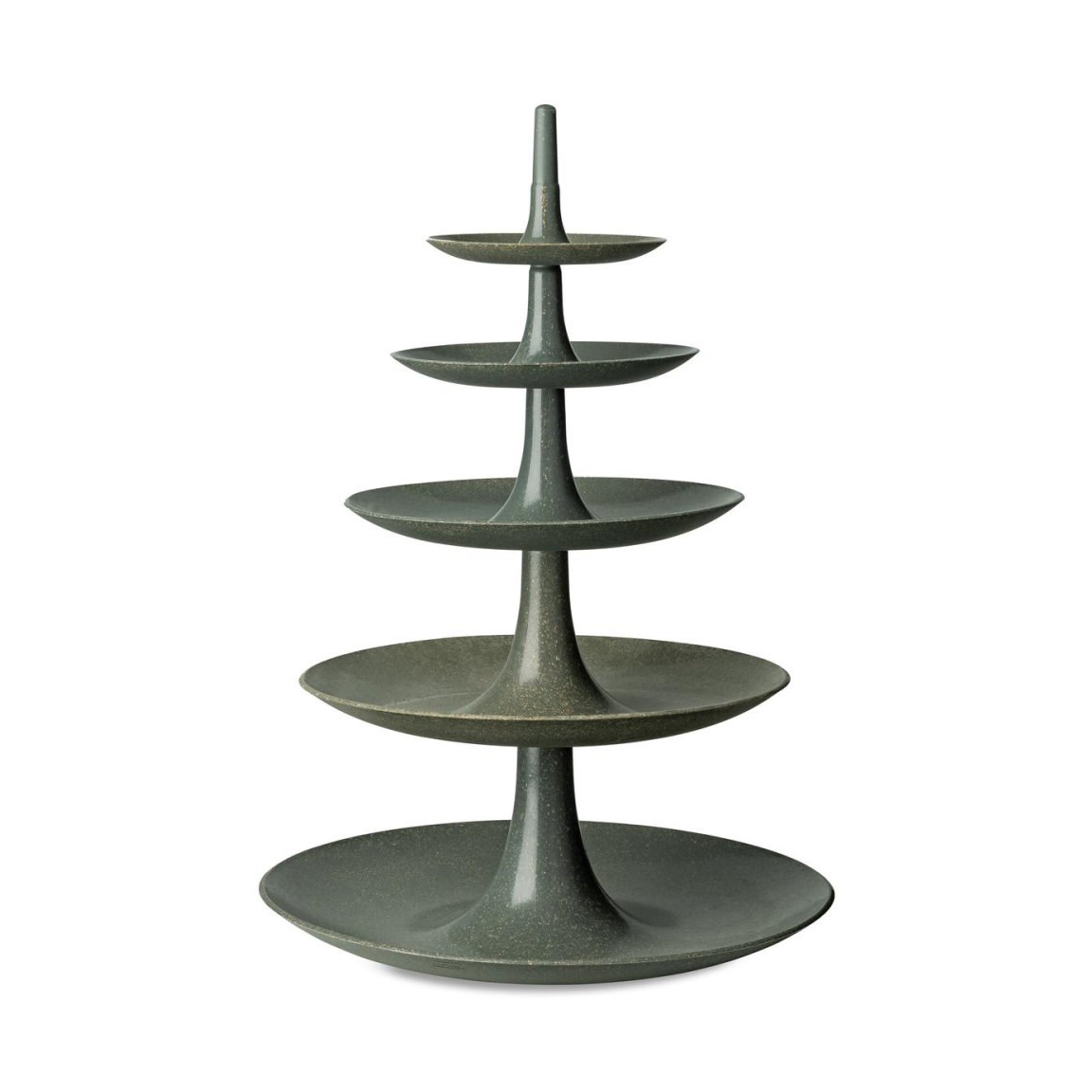 Koziol Babell cake stand big Natural ash grey | Scandinavian Design | Cake stands | Grey