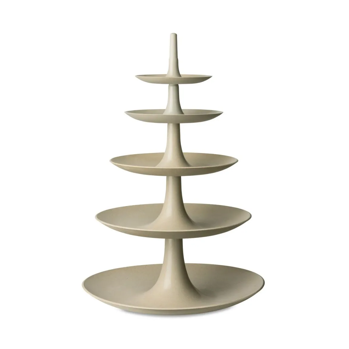 Babell cake stand big, Natural desert sand Koziol