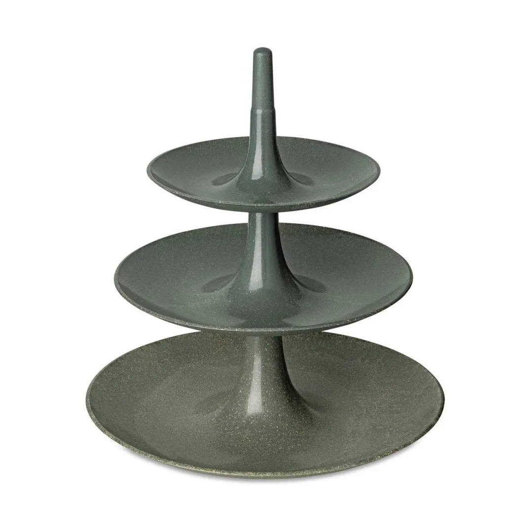 Koziol Babell cake stand L Natural ash grey | Scandinavian Design | Cake stands | Grey