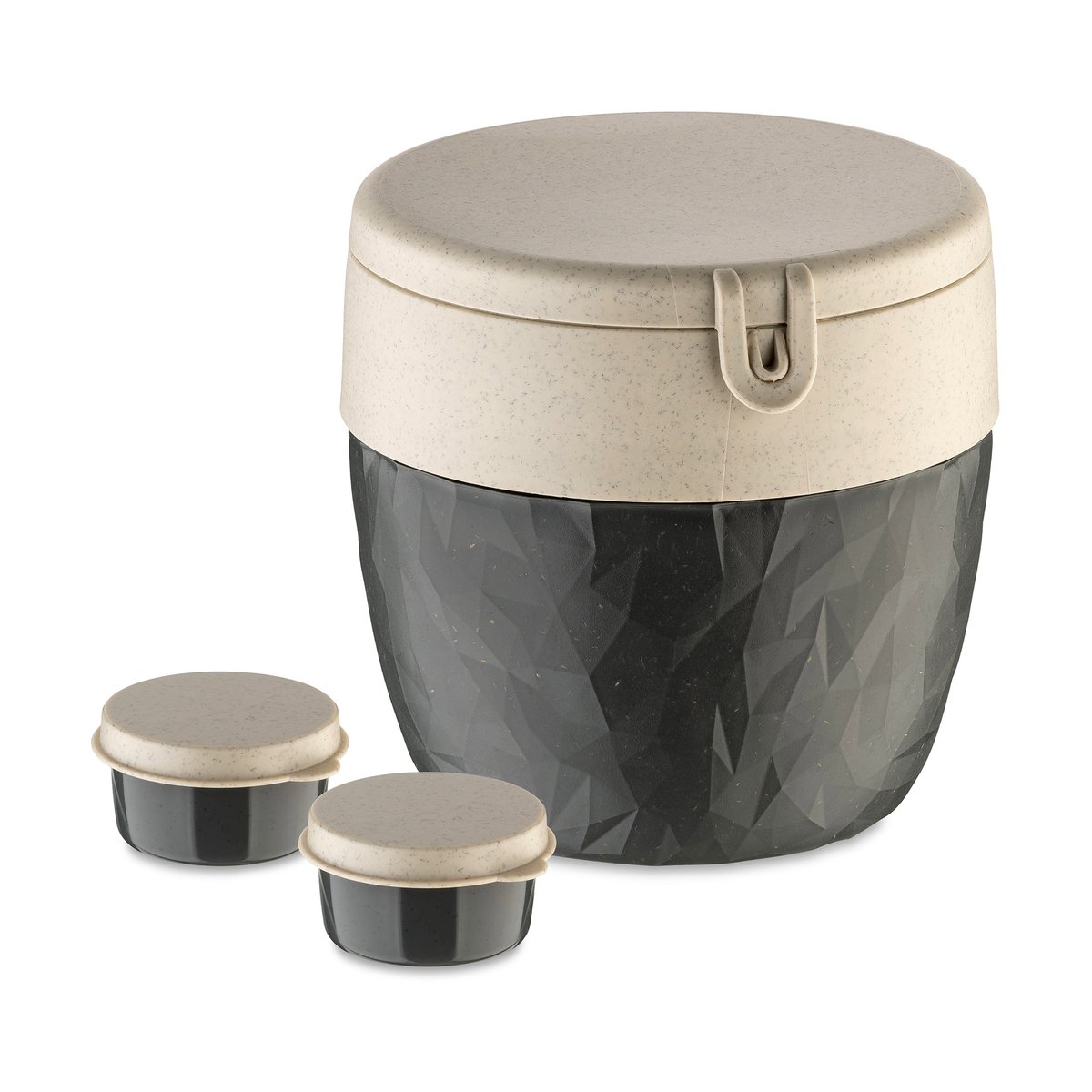 Koziol Bentobox lunch box L Natural ash grey | Scandinavian Design | Lunch boxes & food containers | Grey