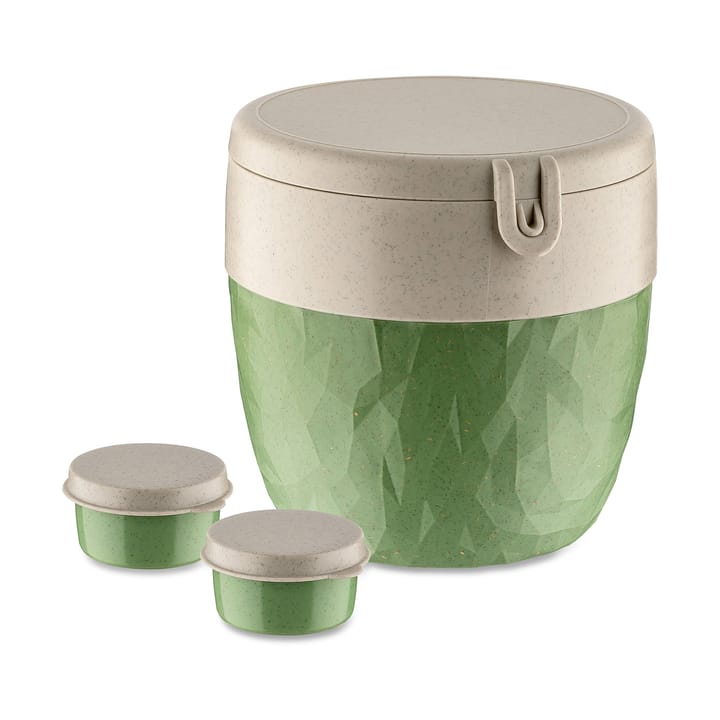 Bentobox lunch box L - Natural leaf green - Koziol