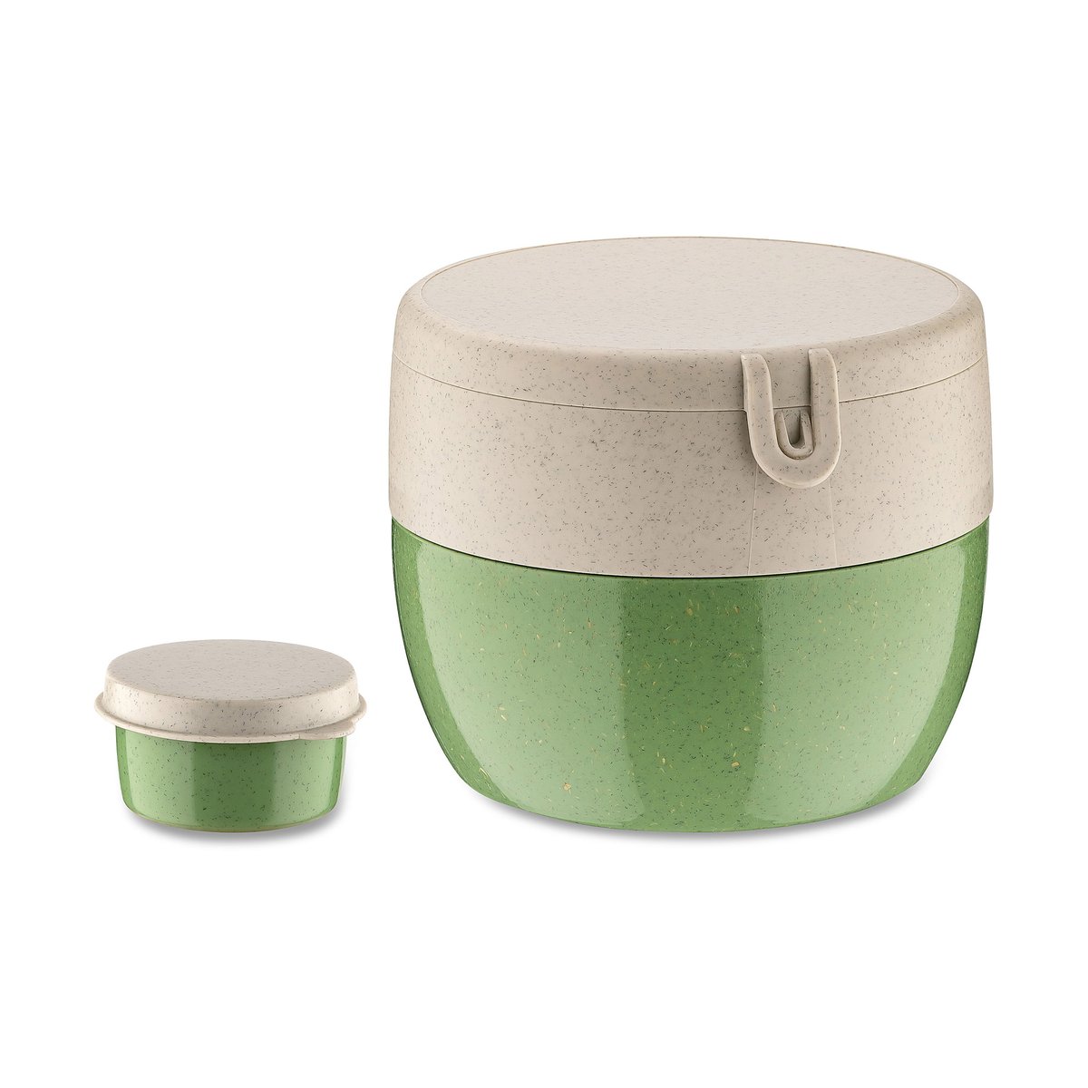 Koziol Bentobox lunch box M Natural leaf green