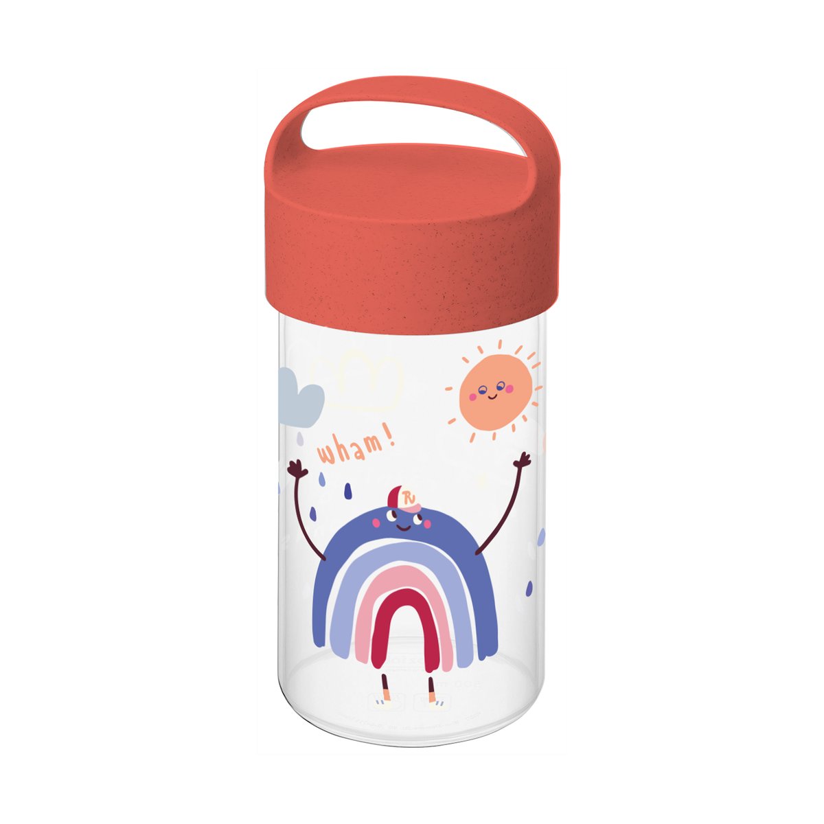 Koziol Buddy Snack water bottle 50 cl Dreams | Scandinavian Design | Water bottles | Red