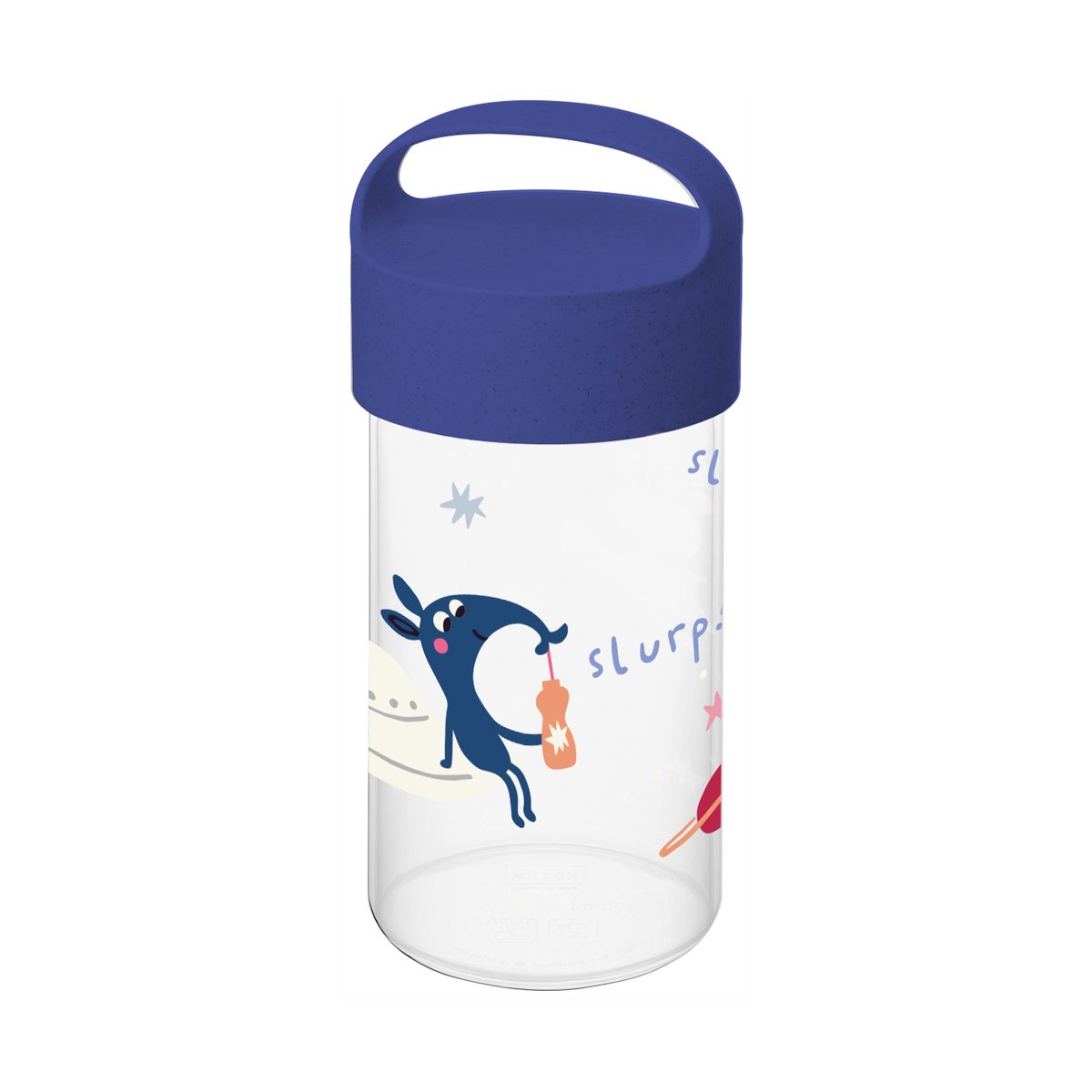 Koziol Buddy Snack water bottle 50 cl Space | Scandinavian Design | Water bottles | Blue