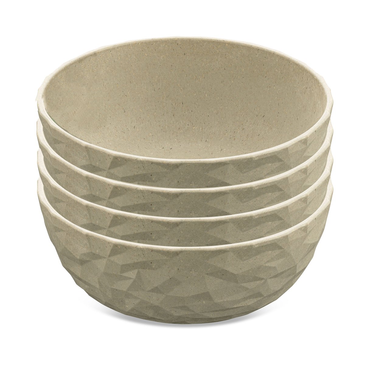 Koziol Club bowl Ø16.2 cm 4-pack Natural desert sand