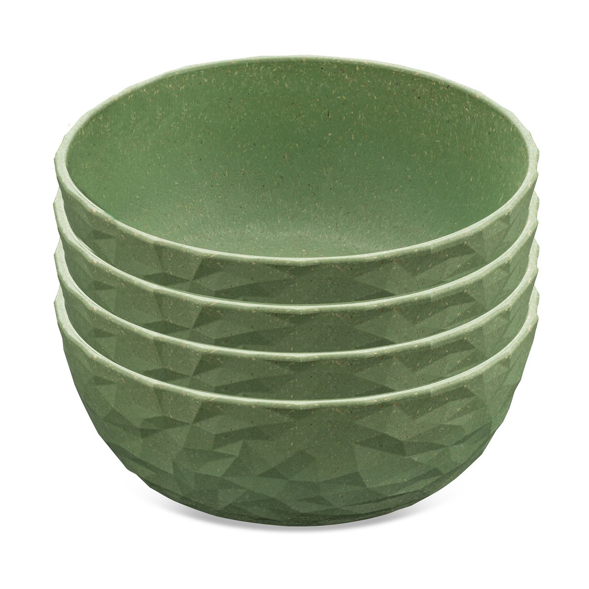 Koziol Club bowl Ø16.2 cm 4-pack Natural leaf green