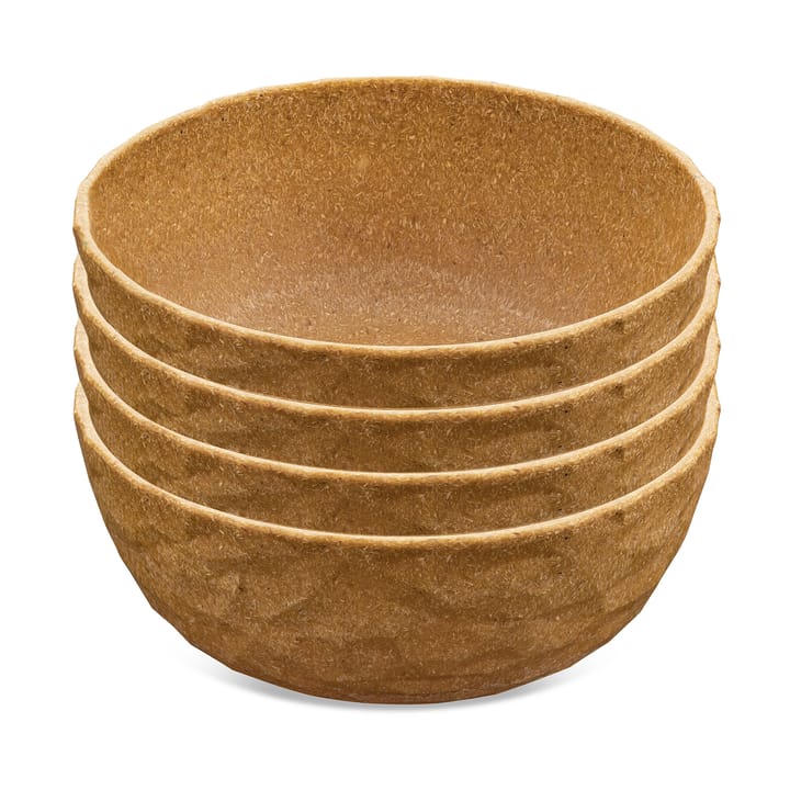 Club bowl Ø16.2 cm 4-pack - Natural wood - Koziol