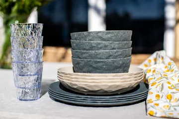 Club Gothenburg dinner set 16 pieces - Multi - Koziol