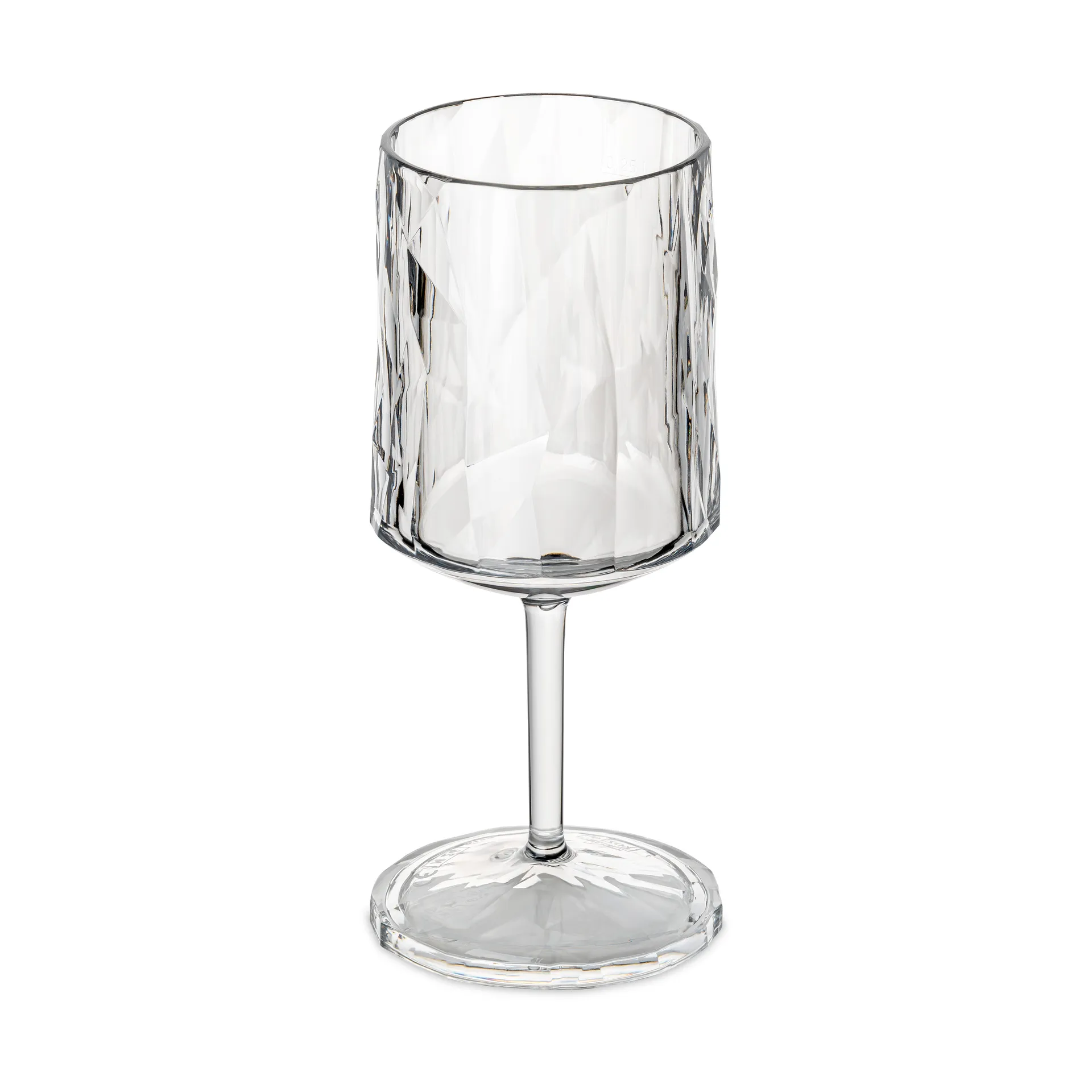Club No. 21 wine glass plastic 25 cl 2-pack, Crystal clear Koziol