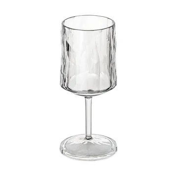 Club No. 21 wine glass plastic 25 cl 2-pack - Crystal clear - Koziol