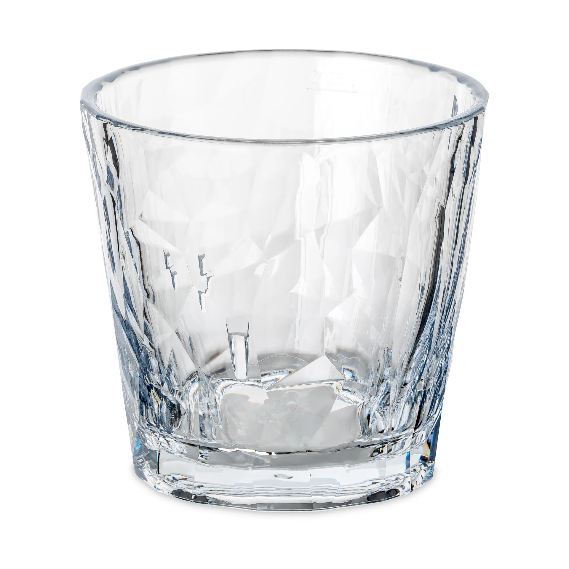 Club No. 22 tumbler glass plastic 25 cl 2-pack, Crystal clear Koziol