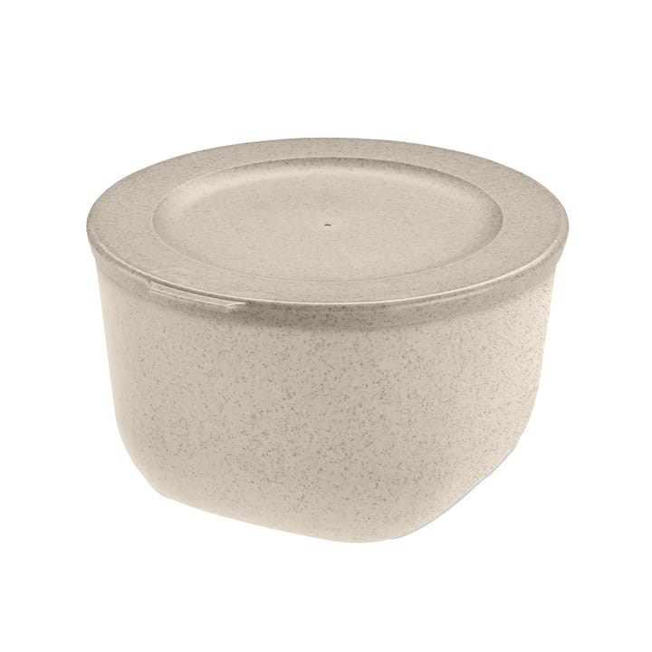Connect bowl with lid 1 L biocircular thermoplastic - Nature desert sand - Koziol