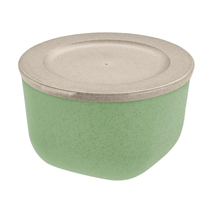 Connect bowl with lid 1 L biocircular thermoplastic - Nature leaf green - Koziol