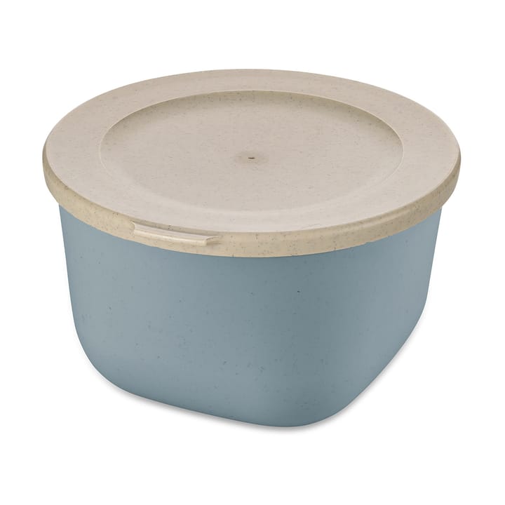 Connect bowl with lid 1 l - Natural flower blue - Koziol
