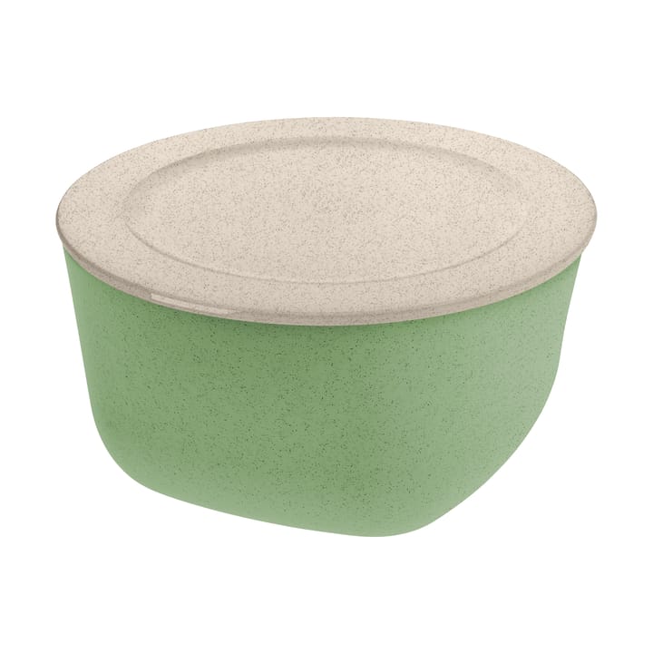 Connect bowl/basin with lid 4 L biocircular thermoplastic - Nature leaf green - Koziol