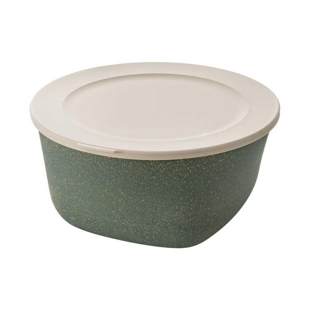 Koziol Connect bowl/jar with lid 2 l Natural ash grey
