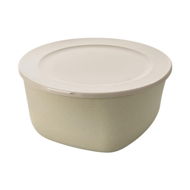 Connect bowl/jar with lid 2 l - Natural desert sand - Koziol