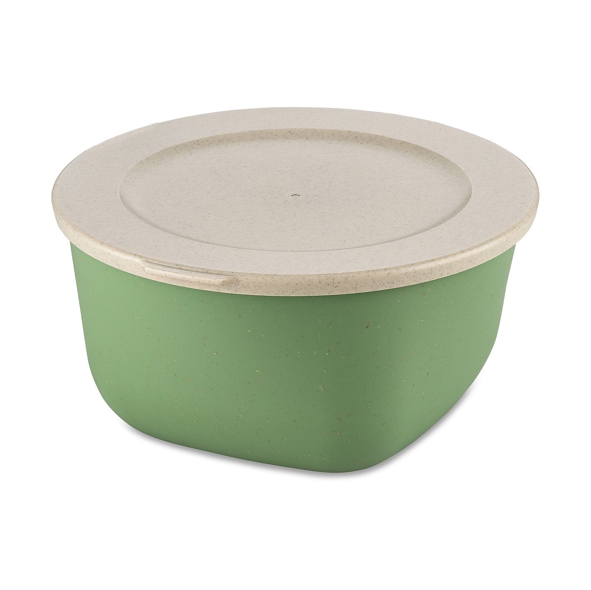 Koziol Connect bowl/jar with lid 2 l Natural leaf green