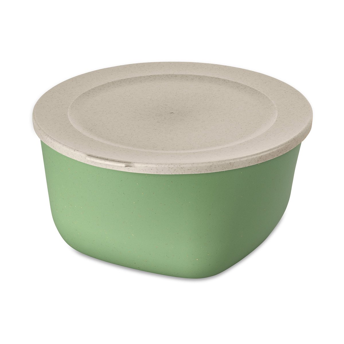 Koziol Connect bowl/jar with lid 4 l Natural leaf green