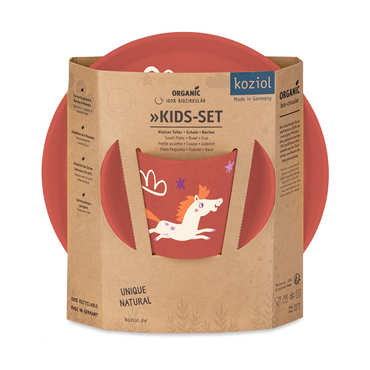 Koziol Connect children's dinnerware 3 pieces Dreams