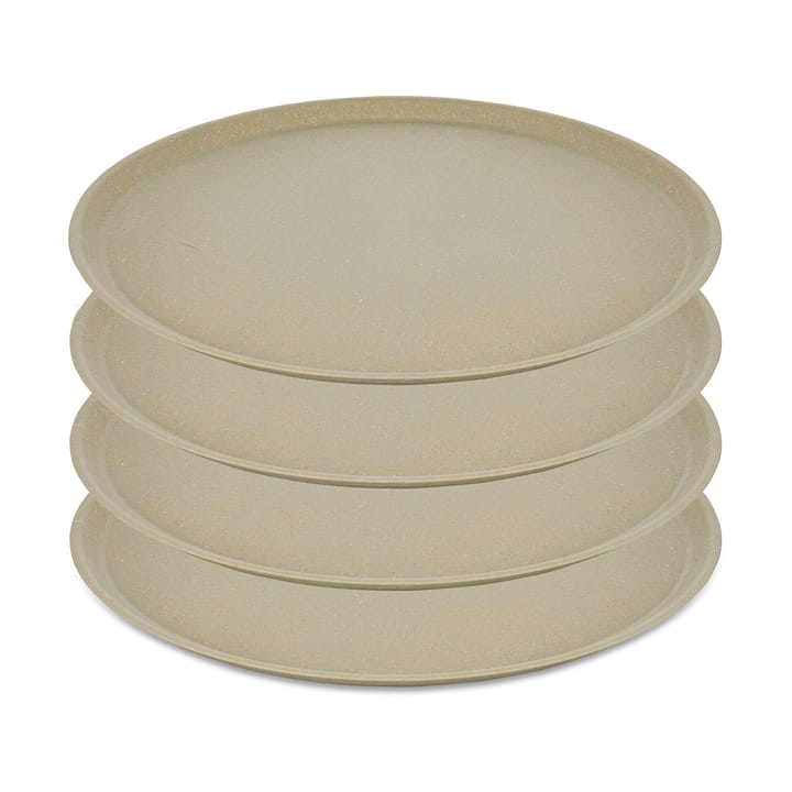 Connect plate Ø25.5 cm 4-pack - Natural desert sand - Koziol