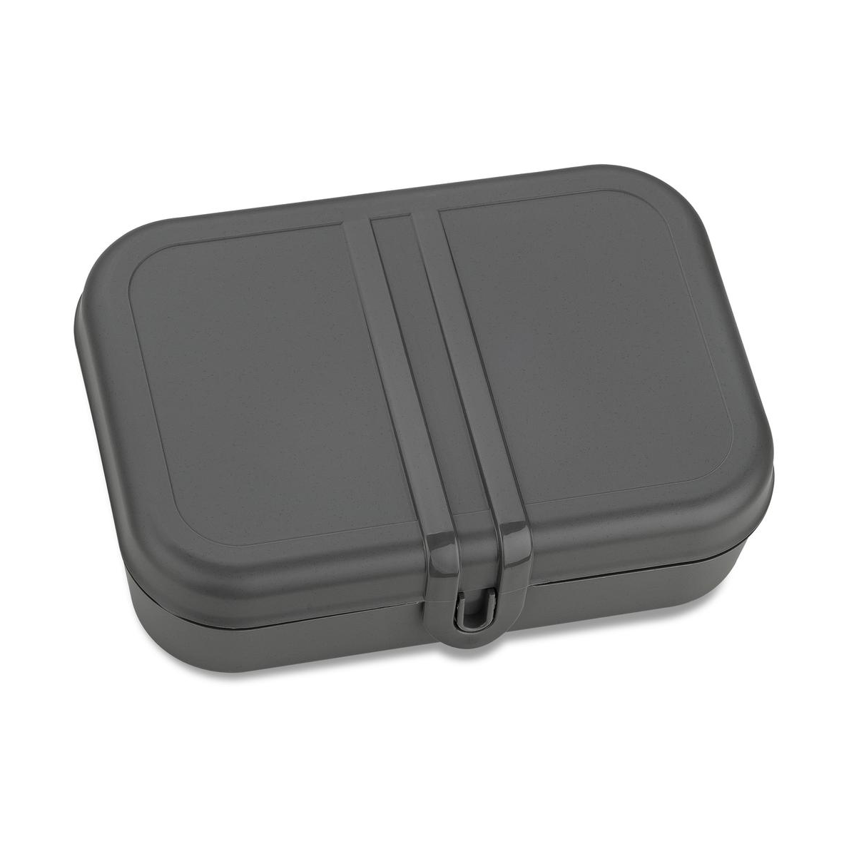 Koziol Pascal lunch box with divider L Dark grey | Scandinavian Design | Lunch boxes & food containers | Grey