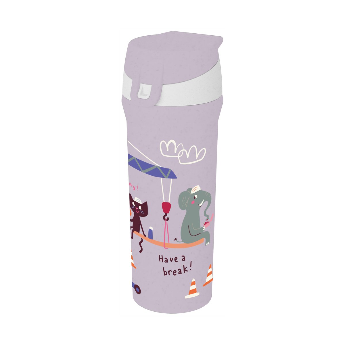 Koziol Stan water bottle 50 cl Trucks | Scandinavian Design | Water bottles | Purple
