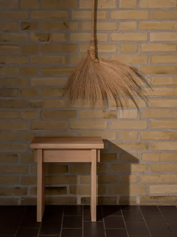 Artisan stool 30x40 cm - Warm lacquered oak - Kristina Dam Studio