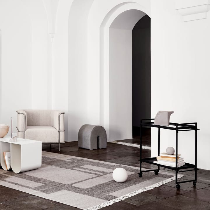 Bauhaus serving trolley, Black Kristina Dam Studio