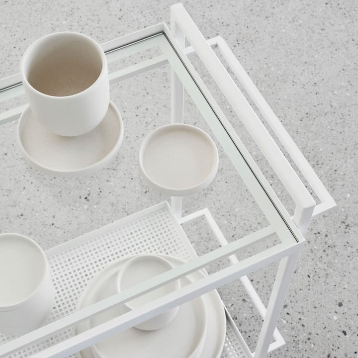 Bauhaus serving trolley - White - Kristina Dam Studio