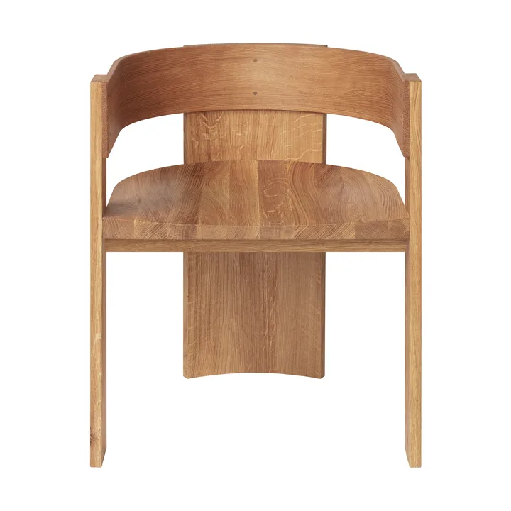 Collector chair - Warm lacquered oak-walnut - Kristina Dam Studio