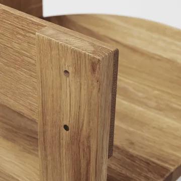 Collector chair - Warm lacquered oak-walnut - Kristina Dam Studio