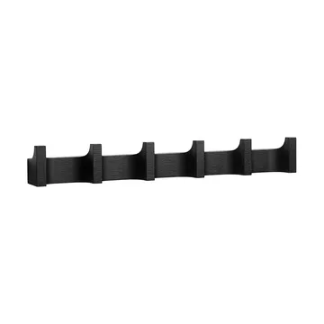 Column coat rack 49 cm - Black stained oak - Kristina Dam Studio