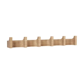 Column coat rack 49 cm - Light-oiled oak - Kristina Dam Studio