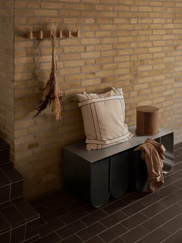 Column coat rack 49 cm - Light-oiled oak - Kristina Dam Studio