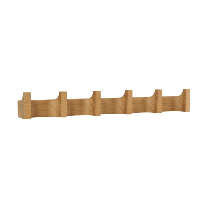 Column coat rack 49 cm - Warm oiled oak - Kristina Dam Studio