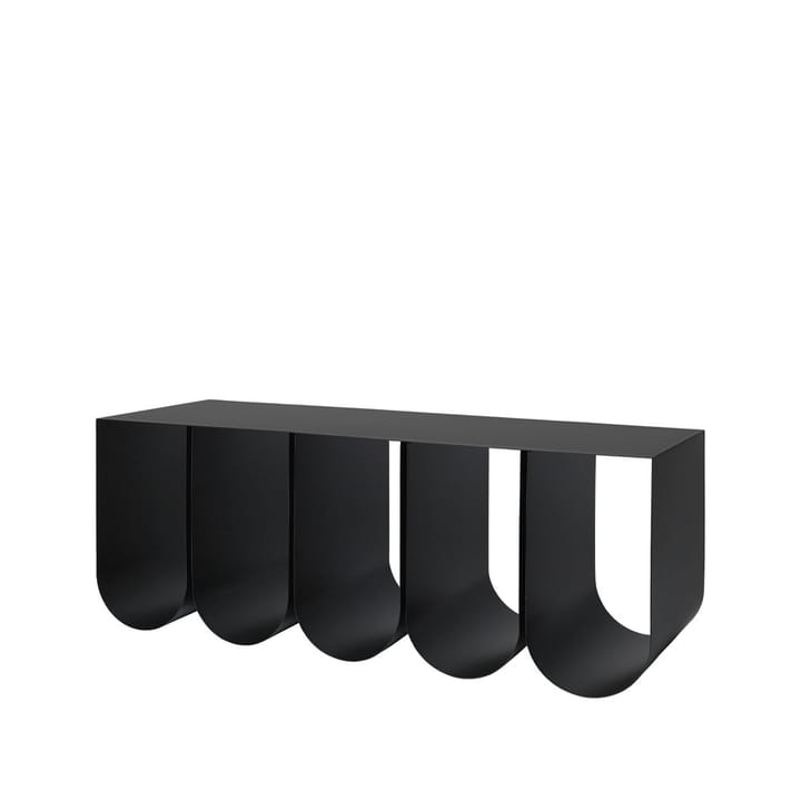 Curved bench - Black - Kristina Dam Studio